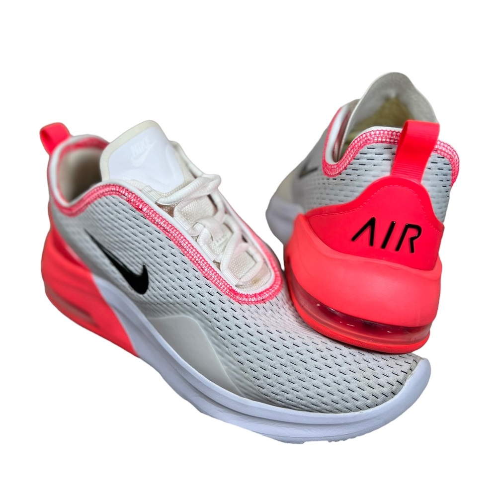 Nike Womens Air Max Motion White Running Shoes Sneakers Size